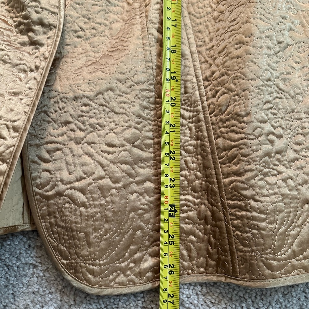 Kate Hill Metallic waffle Gold Jacket size 1X, Preloved excellent condition - Picture 11 of 11